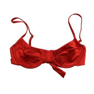 Monday Swimwear Maui Top in Chili Pepper